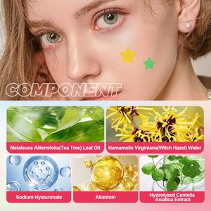 T Hydrocolloid Parches para el acné con ácido salicílico Cute Star Zit Stickers Colorful Star Blemish Covers para Face Zit Patch Acné Dots - Product Image 2