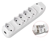 Multiprise Extension De 5 Tomadas Sem Cabo 2 PMax.10A 250V ~ Multiprise encastrée