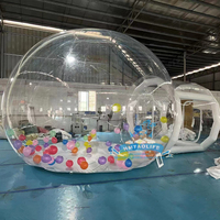Nouvelle arrivée, tente de luxe pour l'extérieur, location de fête, dôme gonflable, maison à bulles avec souffleur pour enfants