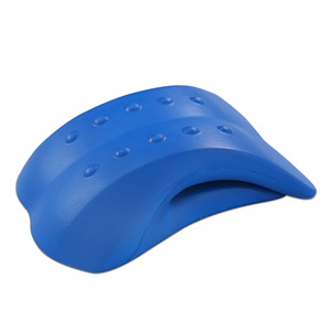 Coussin de soutien lombaire en forme de U, mousse à mémoire de forme orthopédique pour soulager la colonne vertébrale, usage domestique, bleu foncé, gris - Product Image 3