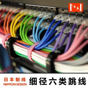 Câble patch Cat6 fin NIPPON-SPG6 28AWG, coloré, longueur personnalisée, cordon RJ45 NIPPON-SPG6 28AWG W1371 - Product Image 4