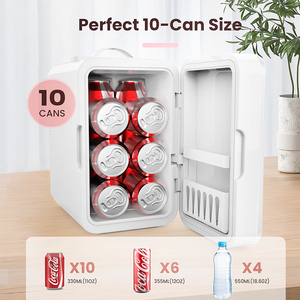 होटल और कार के लिए PC-9005 नया लॉन्च इलेक्ट्रिक पोर्टेबल मिनी फ्रिज प्लास्टिक सामग्री कम शोर रेफ्रिजरेटर - Product Image 6