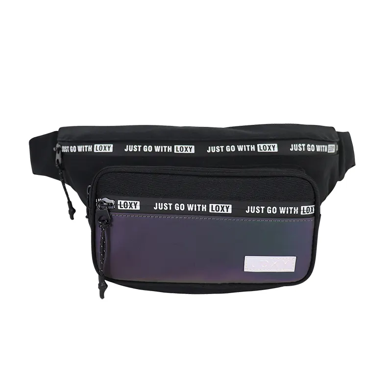 Vietnam factory Fanny Pack for Women Men Water Resistant Small Waist Pouch Slim Belt Bag with 4 Pockets for Running Travelling