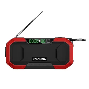 NOAA WB 비상 라디오 멀티 태양 스피커 5000mah powerbank 증폭기 audioprofessional 오디오 dj 저음 야외 무선 스피커