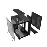 Most Popular ATX /M-ATX PC Gaming Case OEM Computer Case&Towers USB3.0 Transparent Glass PC Cabinet With ARGB LED Fans