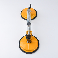 Ventosa de succión OEM de grado mayorista para bricolaje, con 2 ventosas ajustables, mango de hierro de 150 mm, para azulejos de cerámica y vidrio