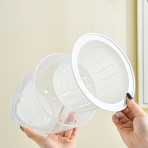 Maceta Transparente de Riego Automático <span class=keywords><strong>para</strong></span> Plantas de <span class=keywords><strong>Oficina</strong></span>, Macetero Pequeño Redondo de Plástico <span class=keywords><strong>para</strong></span> Interiores con Autorriego, Ecológico - Product Image 5