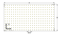 Panneau lumineux LED programmable P20A, carte d'affichage à pixels DIY avec kit de montage arrière pour rétroéclairage de signalisation personnalisé
