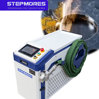 Machine de nettoyage au laser à fibre portative 1500W 2kW 3000W, prix pour le dérouillage et le nettoyage de surface