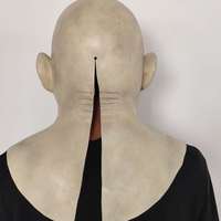 Vente en gros de masques en latex réalistes pour adultes, visage humain, mascarade pour fête d'Halloween