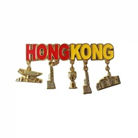 Autocollants magnétiques 2D 3D de haute qualité pour réfrigérateur, souvenirs de voyage nationaux, culturels et créatifs, aimants métalliques personnalisés avec logo, étanches