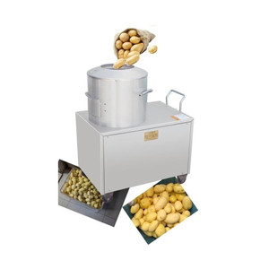 Mobile Commercial Automatic Potato Peeling Machine Stainless Steel Electric <b>Vegetable</b> Peeler Washer For Ginger Onion Taro - Product Image 5
