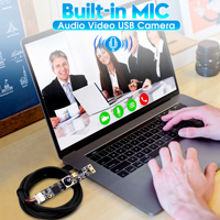 Module de caméra USB ELP 16MP Autofocus caméra micro usb grand angle pas de distorsion caméra vidéo usb 100 degrés avec microphone