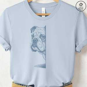 Camiseta OEM ODM con Diseño de Bulldog Inglés Escondiéndose, Camiseta Divertida con Diseño de Perro, Sudadera con Capucha, Taco Dog - Product Image 4