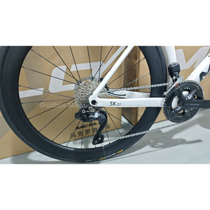 Vélo de route en carbone léger 700C 24 vitesses mécanique Shimano BSA avec pneus <span class=keywords><strong>Continental</strong></span> et guidon drop bar pour l'entraînement d'endurance et la course - Product Image 5