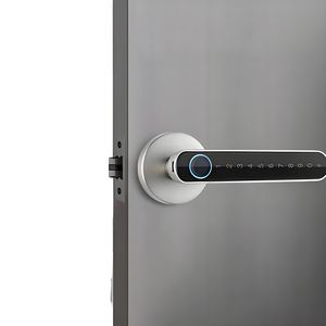 Tuya Connected Smart Digital Electronic Interior Door <span class=keywords><strong>Lock</strong></span> Handles Black <span class=keywords><strong>Golden</strong></span> Khóa vân tay sinh trắc học Kết nối WiFi - Product Image 3