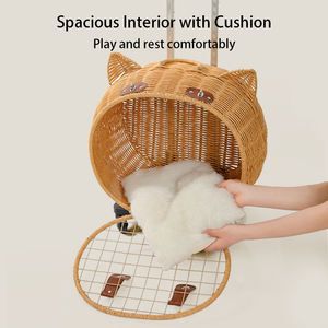 Langlebige, Niedliche, Kleine, Tragbare, Trendige Haustier-Transportbox für Katzen mit Rädern - Product Image 3