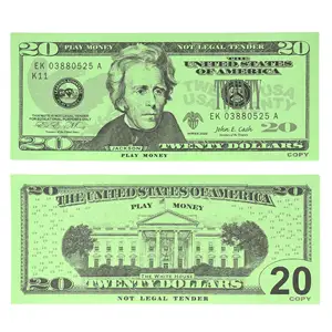 Play Money One Stack 1000 Dollar Bills Kids and Party are Full Print 2 Sided Prop Money for Movie