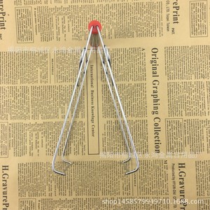 Metal Dish <b>Tongs</b> With Round Tube Handle Anti Scalding Poultry Lifters <b>Kitchen</b> Tools For Cooking And Serving - Product Image 4