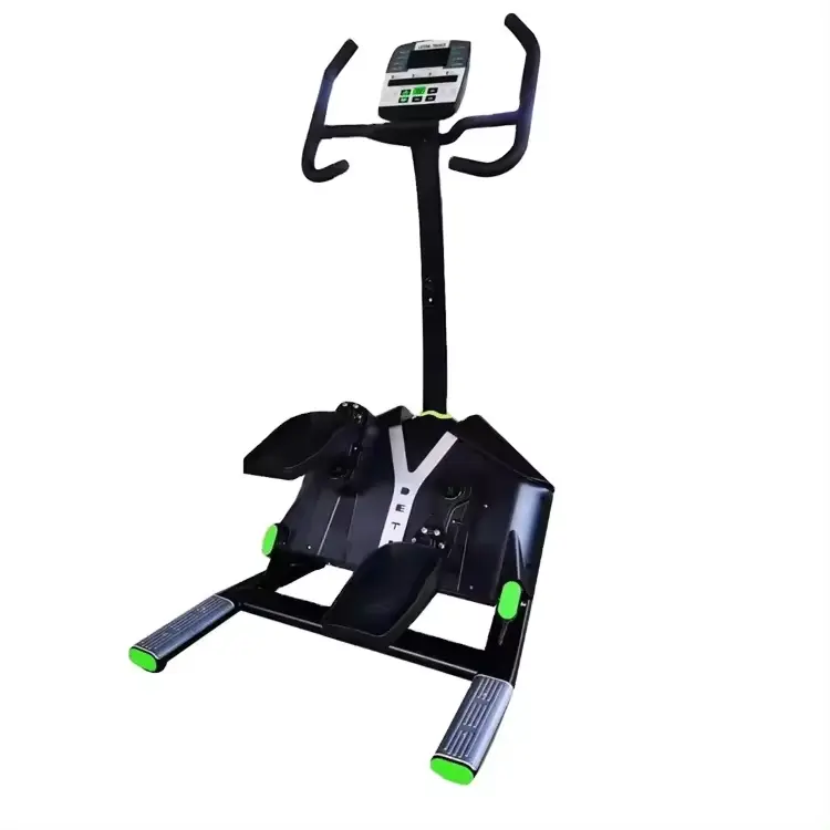 Máquina de gimnasio de bicicleta elíptica magnética autogeneradora de nuevo diseño, Material de acero para entrenador cruzado de cardio