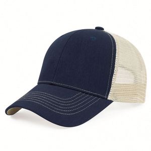 Wholesale Custom Mesh Snapback Hat <b>Plain</b> Blank Trucker <b>Caps</b> Curved Brim Gorras Baseball <b>Caps</b> - Product Image 6