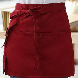 Mezzo grembiule personalizzato per server e chef bavaglino in vita senza maniche in cotone per uso di pulizia - Product Image 2