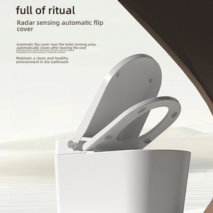 Toilette intelligente de luxe à jet <span class=keywords><strong>autonettoyant</strong></span>, faible entretien, pour projets de salons VIP d'aéroports - Product Image 3