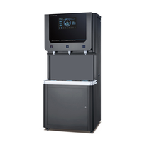 Sistema de Ósmosis Inversa de 5 Niveles AIHUAPU, Dispensador de Agua Fría y Caliente Eléctrico Vertical de Acero Inoxidable para Uso Comercial, Hoteles y Exteriores