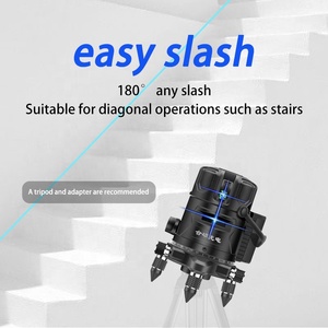 Nhà Máy Hot Bán 2 3 5 Chéo Dòng Laser Cấp Tự San Lấp Mặt Bằng 360 Xoay Trong Nhà Ngoài Trời Màu Xanh Lá Cây Bán Kính Xoay Trực Tiếp Horizo - Product Image 5