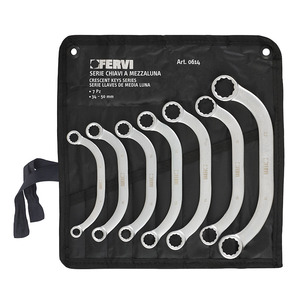 Jeu de clés FERVI Série Réglable en acier chromé pour usage industriel et bricolage Système de mesure métrique - Product Image 1