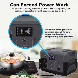 Sistema de Energía <span class=keywords><strong>Solar</strong></span> OEM de 300W 500W 1500W 2400W 3000W 5000W, Generador de Energía <span class=keywords><strong>Solar</strong></span> Portátil Lifepo4 para Exteriores - Product Image 3