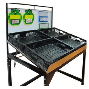 Scaffale per Supermercato di Alta Gamma, Espositore Metallico Monofacciale per Frutta e Verdura, Qualità Superiore - Product Image 3