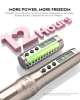 Stylo à tatouer Biomaser U1 Pro de haute qualité, 4 modes, écran HD numérique, faible vibration, machine de maquillage permanent pour salon de beauté