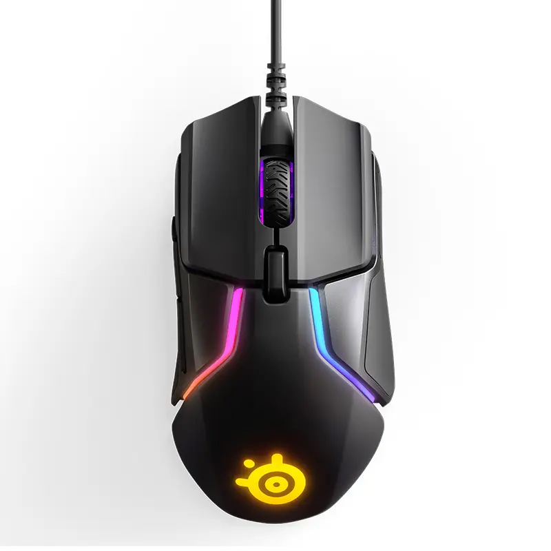 Grosir SteelSeries 600 Mouse 12000DPI, Mouse Gaming Kabel Optik, Efek Pencahayaan RGB, Ergonomis Prosesor Ganda