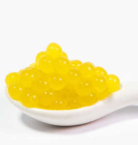 Frasco de vidrio de 365G, perlas de fruta de la pasión de 12 Oz, decoración de cobertura, fruta de la Pasión, sabor dulce, perlas delicadas - Product Image 2