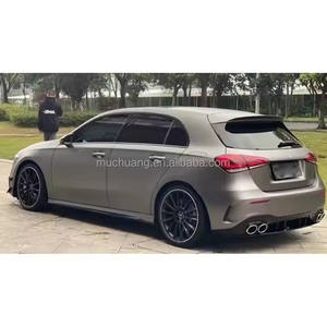 Kit de carrocería Merced/es-Ben/Z clase W177 A45S 2019, rejilla de parachoques trasero delantero, faldón lateral, difusor trasero, actualización de carrocería automática para guardabarros - Product Image 4