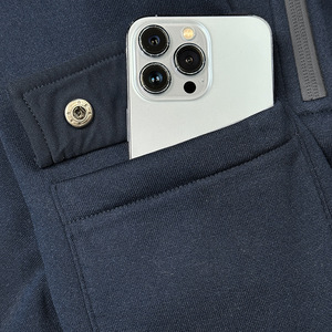 <span class=keywords><strong>Felpa</strong></span> con Cerniera e Scollo a V più Venduta con Logo Personalizzato Gratuito e Popolare <span class=keywords><strong>Felpa</strong></span> Casual con Cappuccio in Pile - Product Image 6