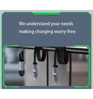 Câble de données magnétique 4 en 1 PD 60W à charge rapide, porte-clés, alliage de zinc, câble USB de type C, charge 4 en 1 multifonction USB