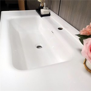 Nouveau design de meuble-lavabo de salle de bain en MDF couleur journal avec armoire miroir - Product Image 5