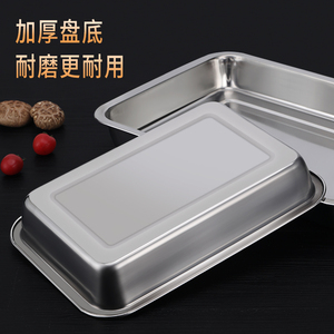 Bandeja Rectangular de Acero Inoxidable de 12x16 Pulgadas, Apta para Lavavajillas, para Cocinar, Hornear y Asar en la Cocina - Product Image 3