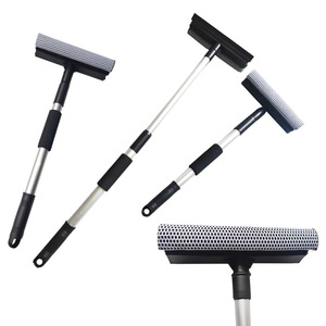 Cepillo de lavado de autos de uso diario, desmontable, de doble cara, con esponja de malla para limpieza de vidrios - Product Image 4