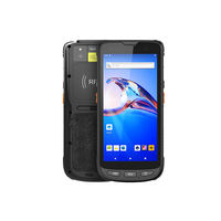 Lecteur portable RFID NFC 13,56 MHz Android robuste ISO14443A ISO15693 avec scanner de codes-barres 2D pour la gestion des actifs hospitaliers en ABS