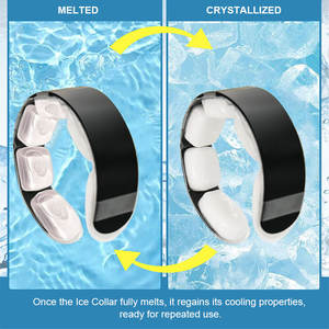 Fabrik Großhandel Sommer kühlung PMC Material Wieder verwendbarer Tierhals kühler Heiße und kalte Packungen mit Eis kragen ring - Product Image 3