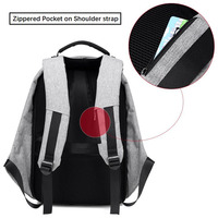 Sac à dos d'ordinateur intelligent antivol pour affaires en gros d'usine, sac à dos scolaire imperméable recyclé, sac à dos pour hommes, sac à dos pour ordinateur portable