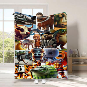 ผ้าห่มลายการ์ตูนตลกๆ ของขวัญสุดฮาสำหรับเด็กและทารก ขายส่งจากโรงงาน - Product Image 2