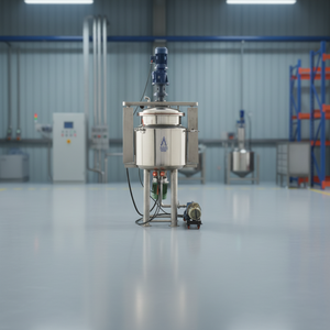 Usine d'homogénéisateur de réservoir de fabrication d'onguent chemisé SS pour une utilisation cosmétique et pharmaceutique - Product Image 3