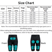 Shorts EMS à impulsions contrôlées par application avec tissu doux pour un entraînement efficace