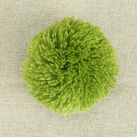 En Stock couleur acrylique matériel 4cm 5cm 6cm pelucheux fil boule vêtement Pom Pom boule pour chapeau Accessoires