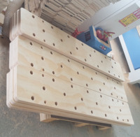 Panneau d'escalade mural en bois, panneau de maintien, panneau de traction, planche d'entraînement, Fitness, Gym, planche d'escalade pour l'intérieur