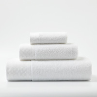 5 Star Hotel Soft Absorbent Embroidered Thickened 100% Cotton Square Hand Bath Towel Sets